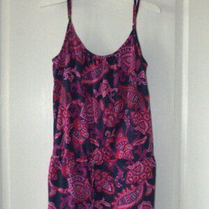 Tommy Bahama Jacobean Floral Scoop-neck Swim Dress size Small